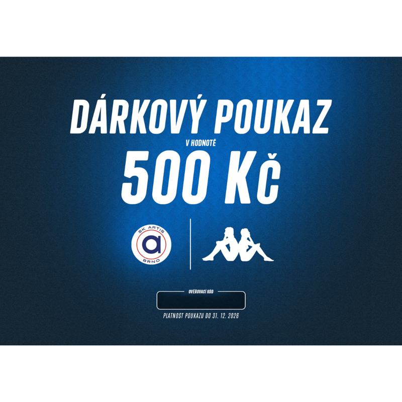 Dárkový poukaz ARTIS v hodnotě 500 Kč Dárkový poukaz ARTIS v hodnotě 500 Kč